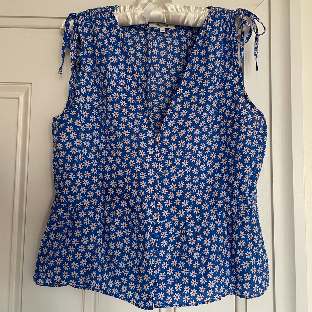 Sleeveless Madewell blouse